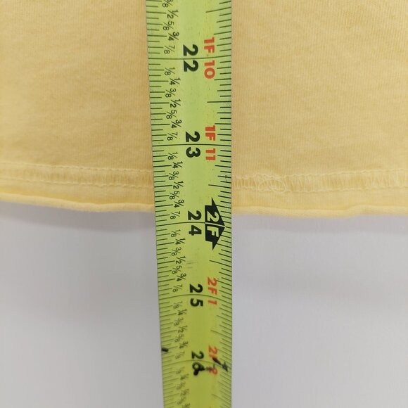 Epic Threads "Never Fake The Music U Make" Yellow Graphic Tee Size L 100% Cotton - Picture 8 of 8